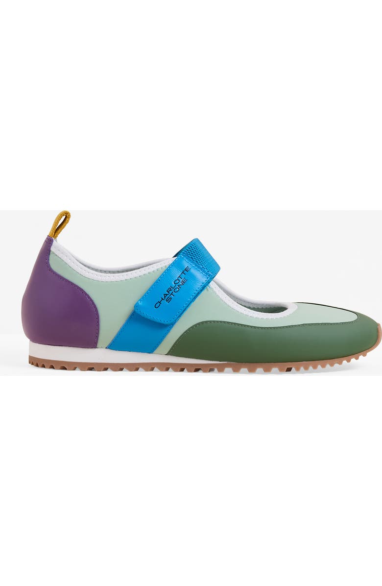 Charlotte Stone Mable Mismatched Ballet Sneaker, Alternate, color, Nassau