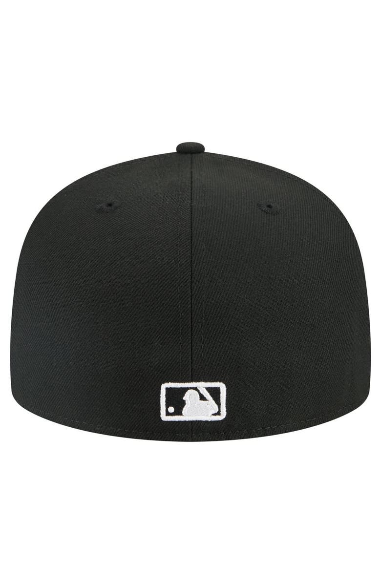 New Era Men's New Era Black Chicago White Sox Tri-Hit 59FIFTY Fitted Hat, Alternate, color, Black