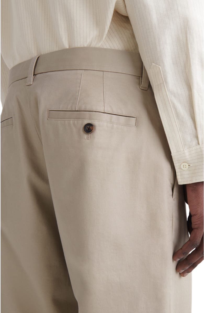 COS Cotton Slim-Fit Straight-Leg Chinos, Alternate, color, Beige