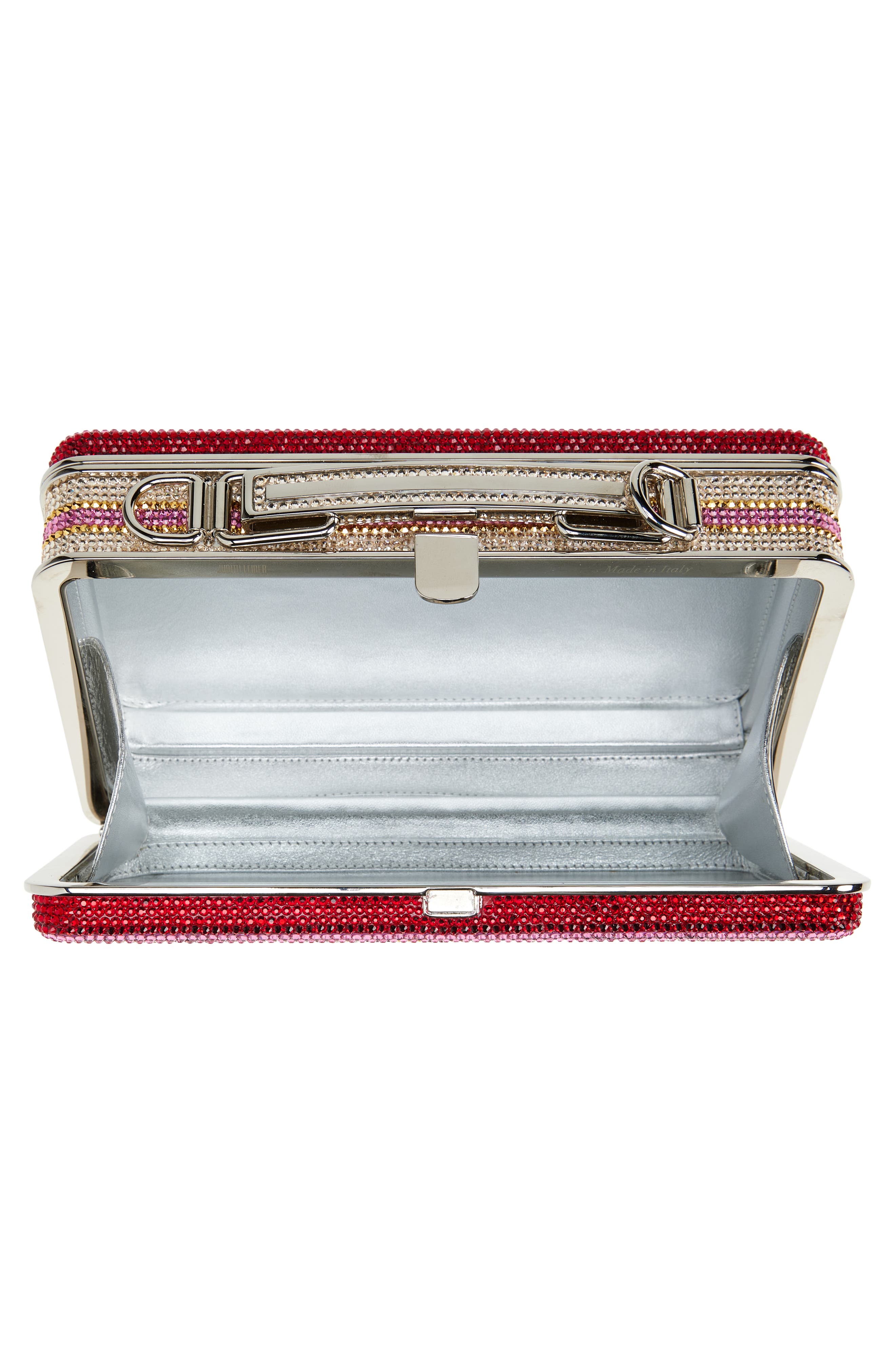 JUDITH LEIBER COUTURE Cupcakes Embellished Lunchbox Clutch, Alternate, color, 