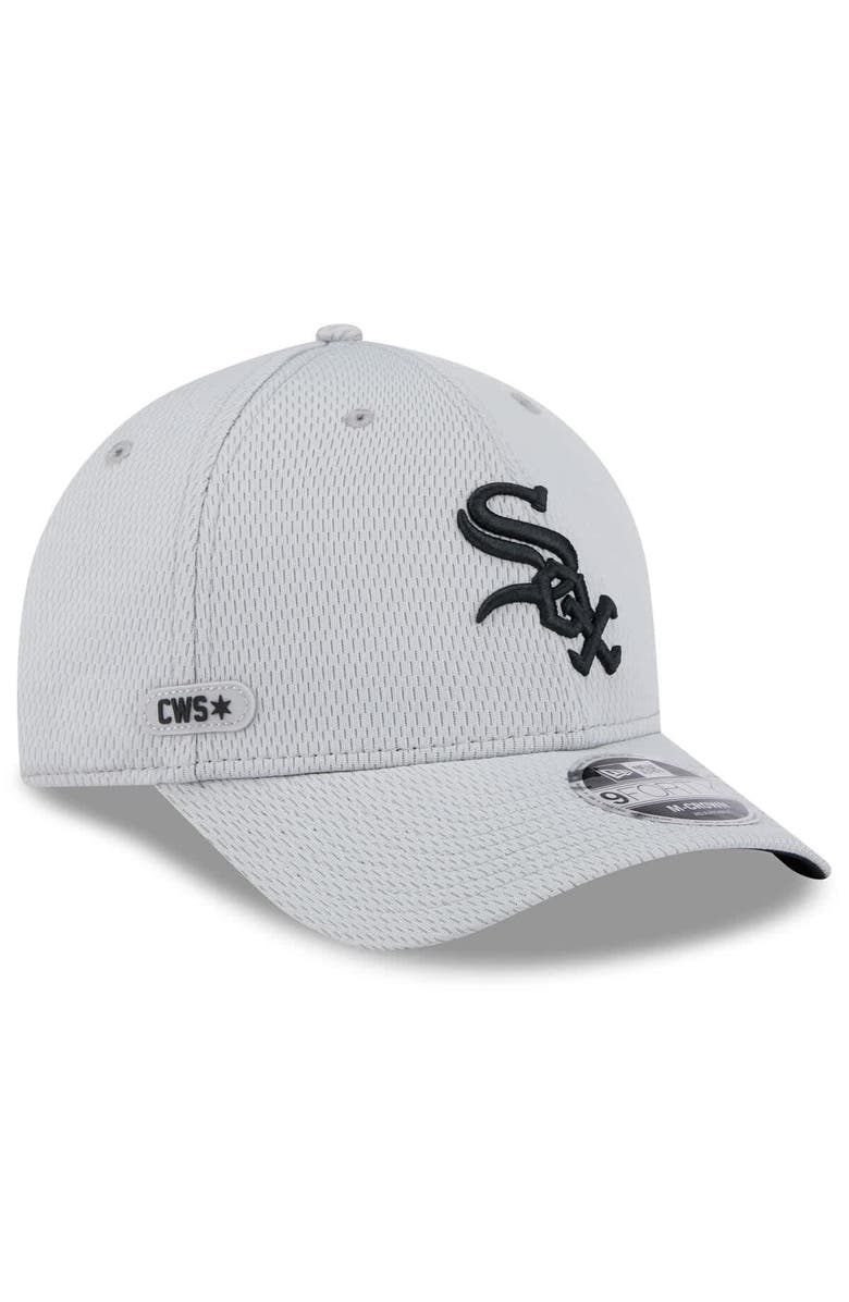 New Era Men's New Era Gray Chicago White Sox 2025 MLB Clubhouse 9FORTY M-Crown Adjustable Hat, Main, color, Gray