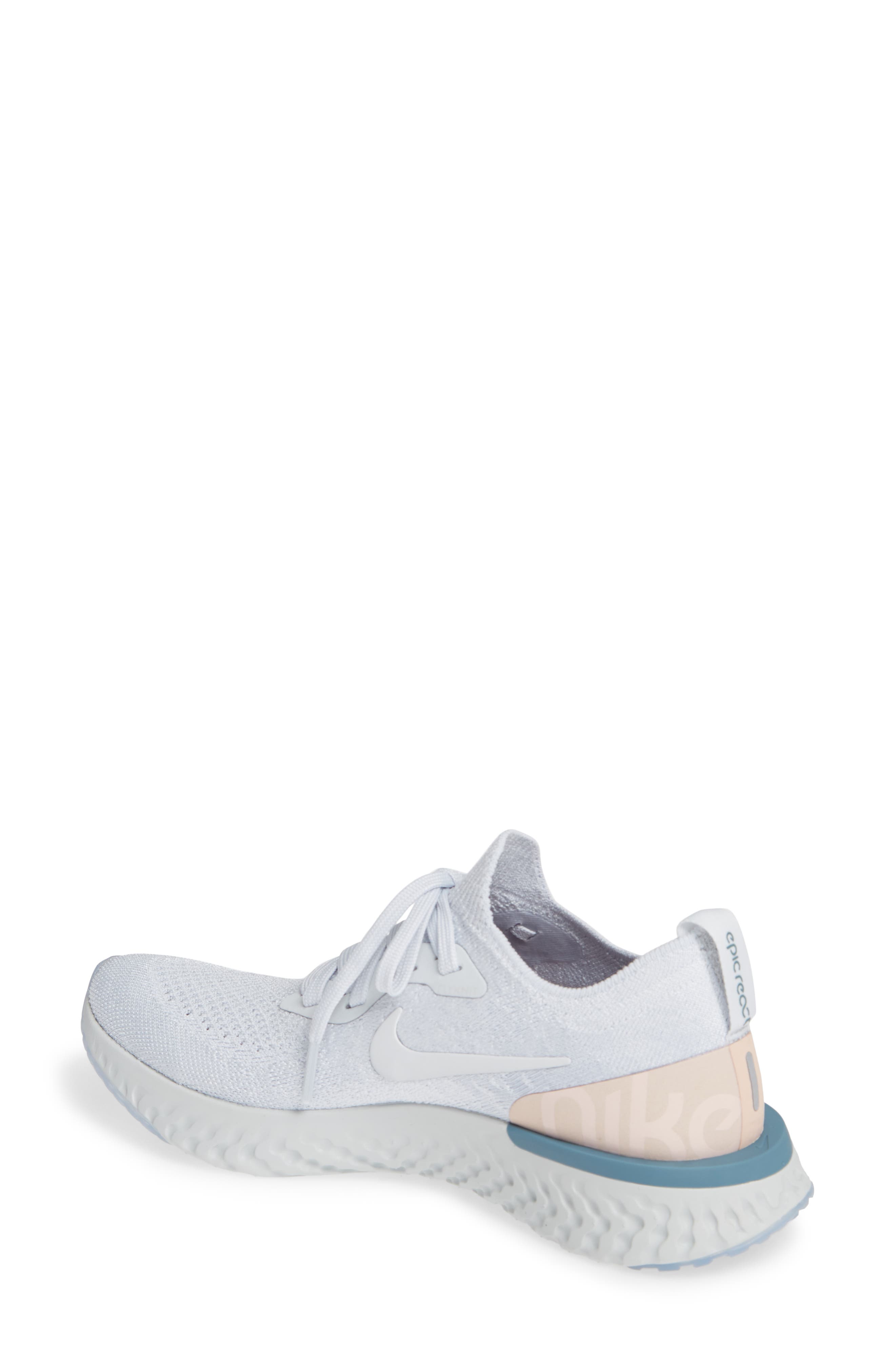 Nike Epic React Flyknit Running Shoe, Alternate, color, 