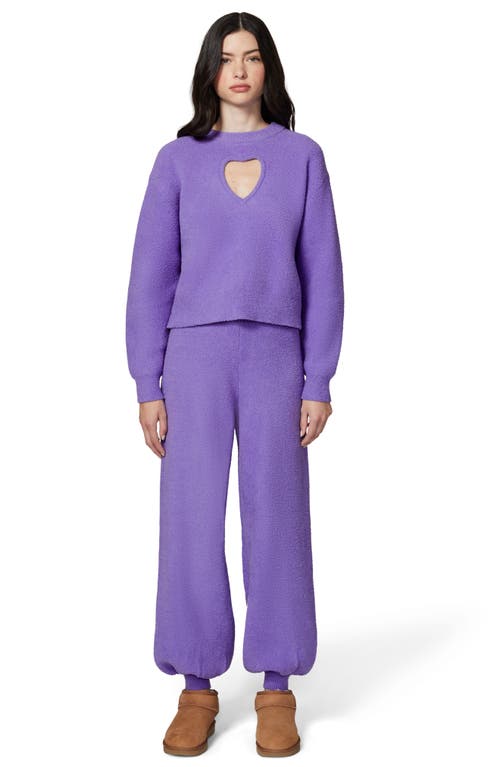 Florence By Mills Sweet & Snug Sweater Joggers In Dahlia Purple