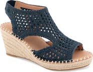 Gentle Souls Cody Cutout Espadrille Wedge Sandal