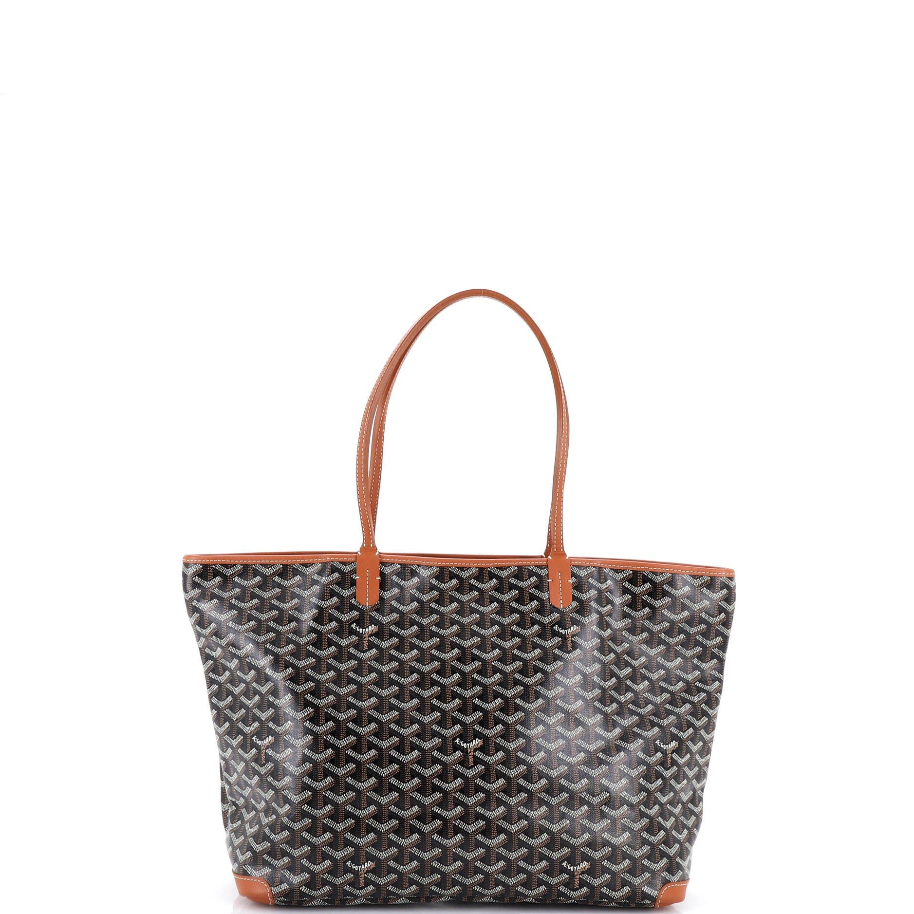Pre-Owned Goyard Artois Tote Coated Canvas MM, Alternate, color, Brown