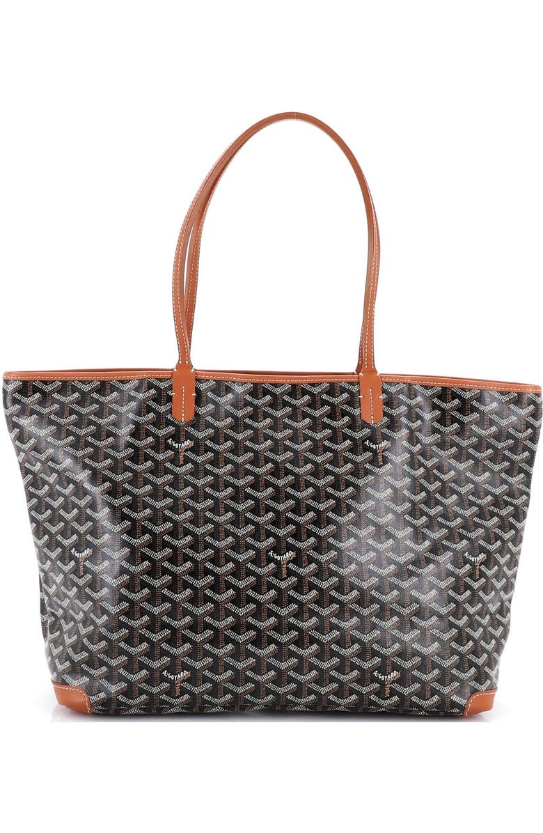 Pre-Owned Goyard Artois Tote Coated Canvas MM, Alternate, color, Brown