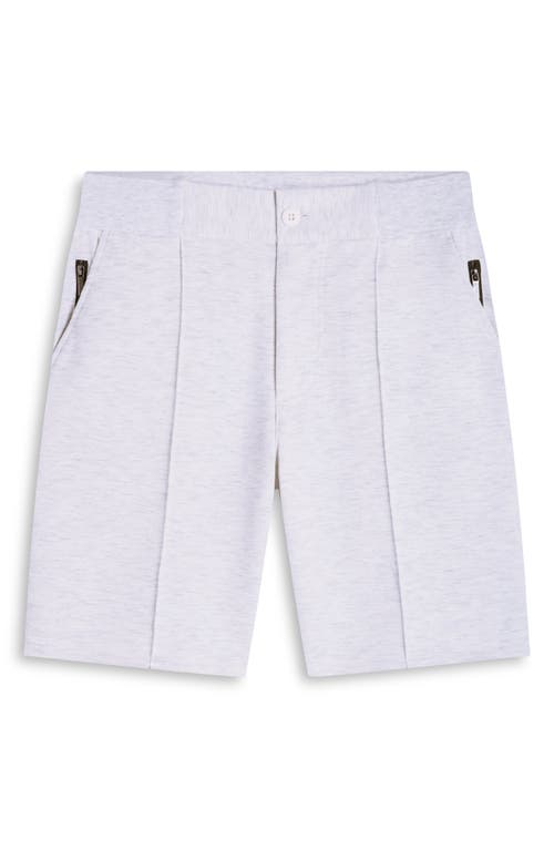Bugatchi Soft Touch Knit Pintuck Pants In Chalk