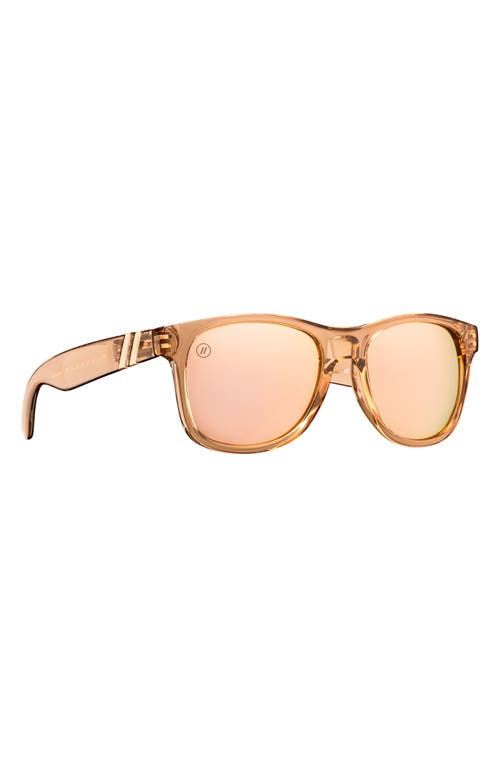 Blenders Eyewear 53.5mm M Class X2 Polarized Square Sunglasses In Orange