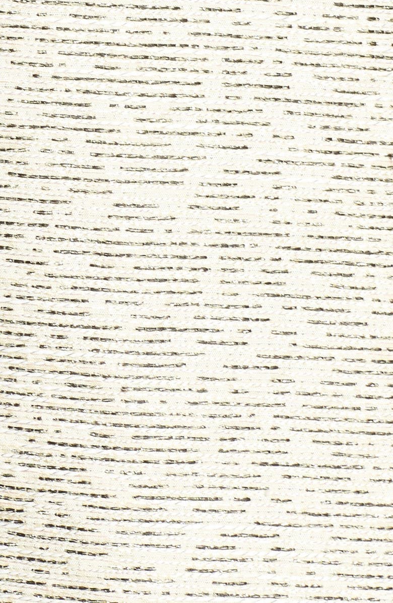 Eliza J Metallic Jacquard Fit & Flare Dress, Alternate, color, 