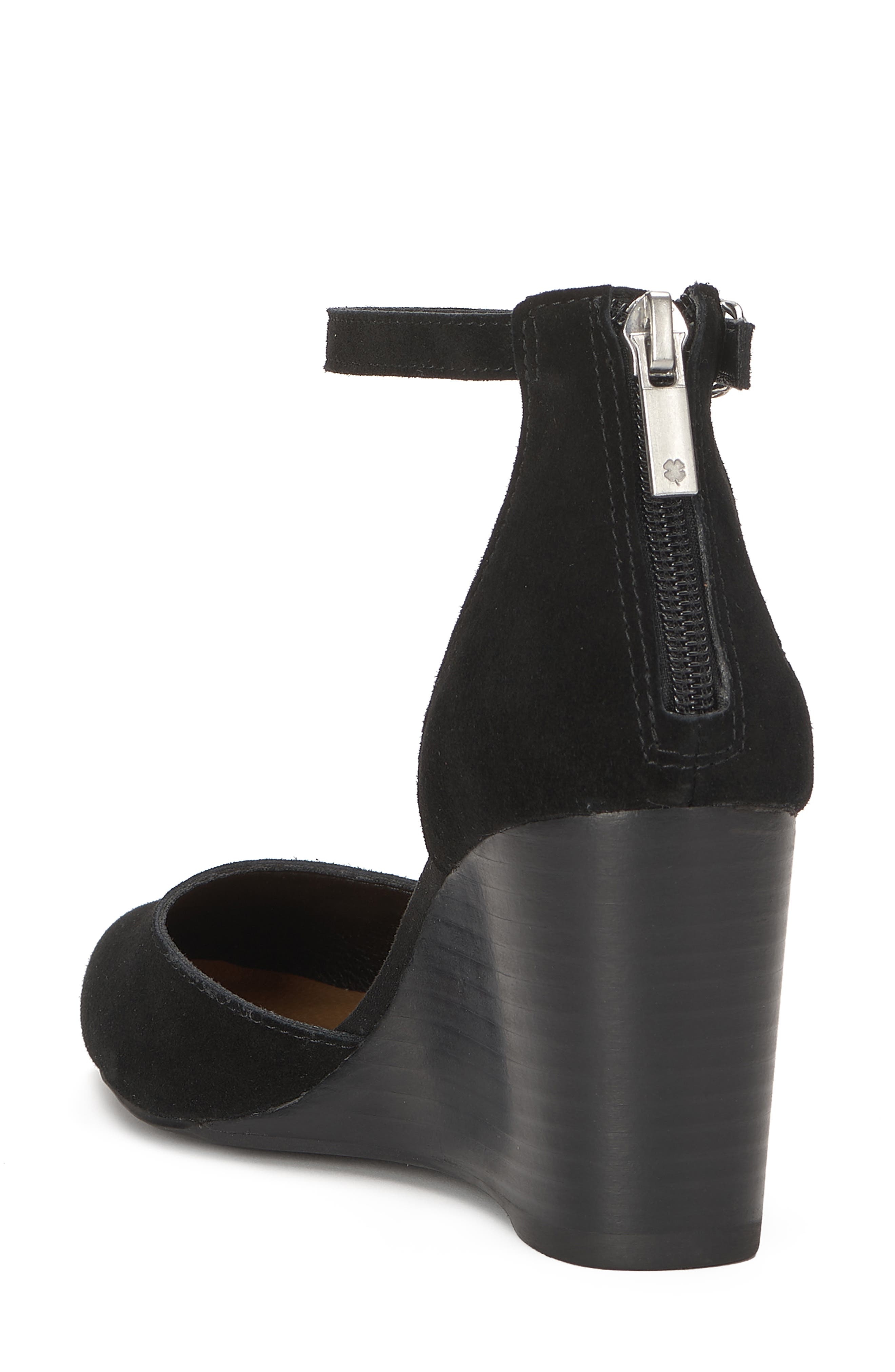 Nitika Ankle Strap Pump, Alternate, color, BLACK