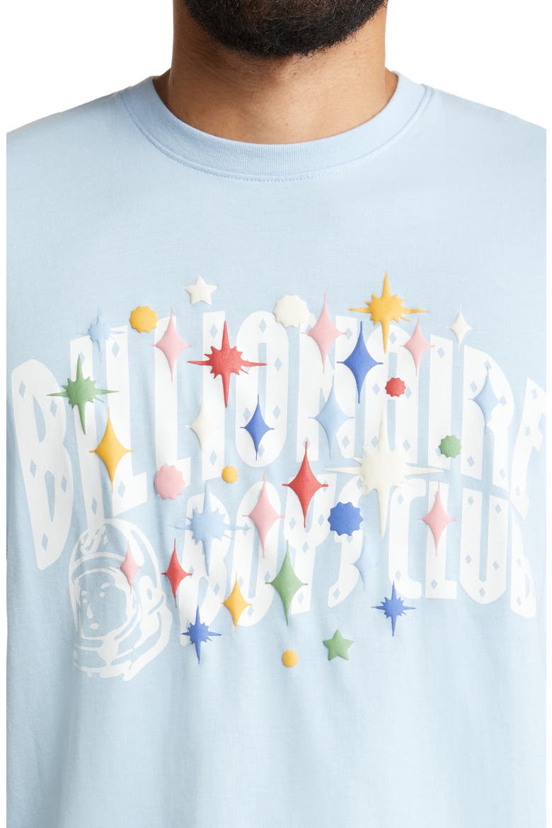 Men's Arch Burst Cotton Graphic Tee, Alternate, color, CASHMERE BLUE