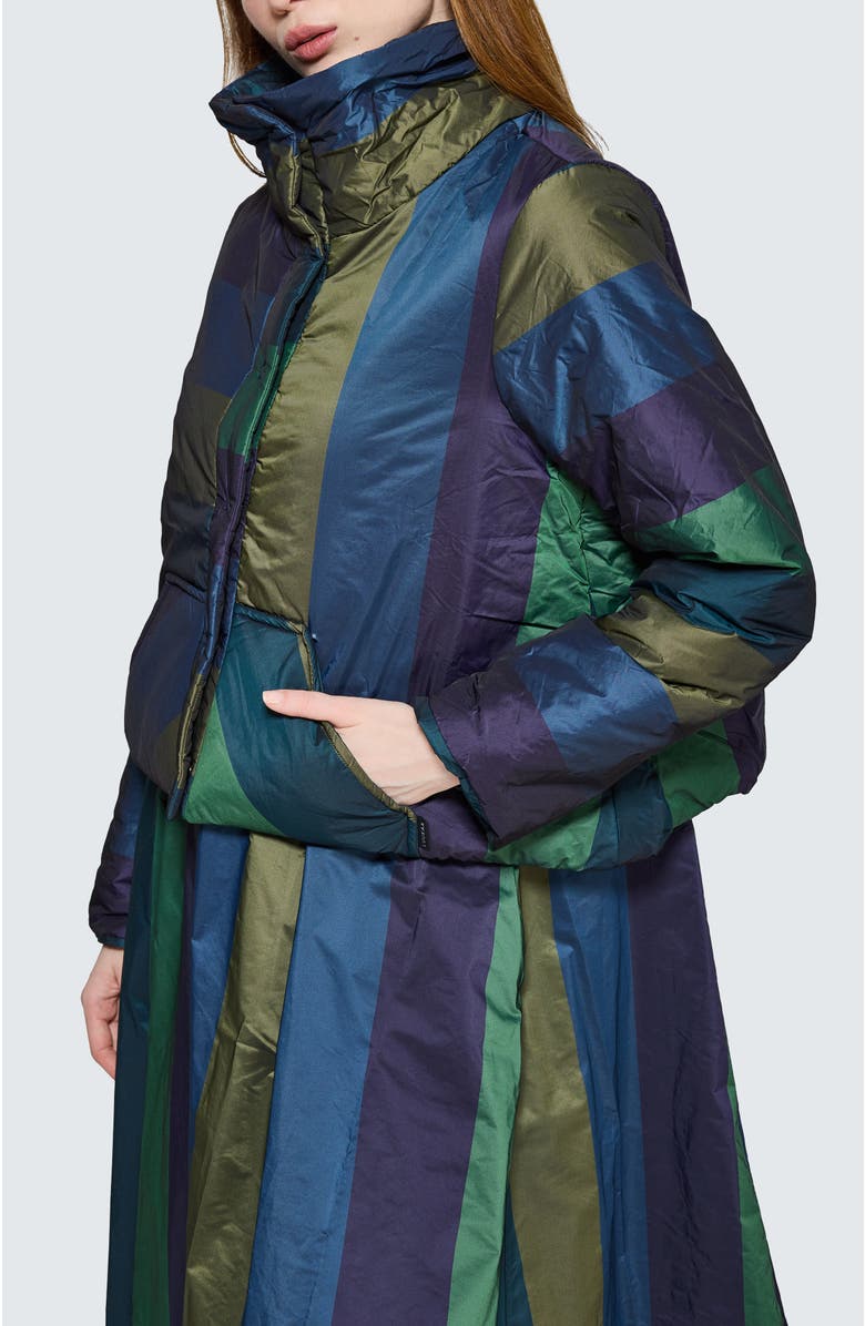 LUUKAA Estelle Padded Coat, Alternate, color, Oasis Blue