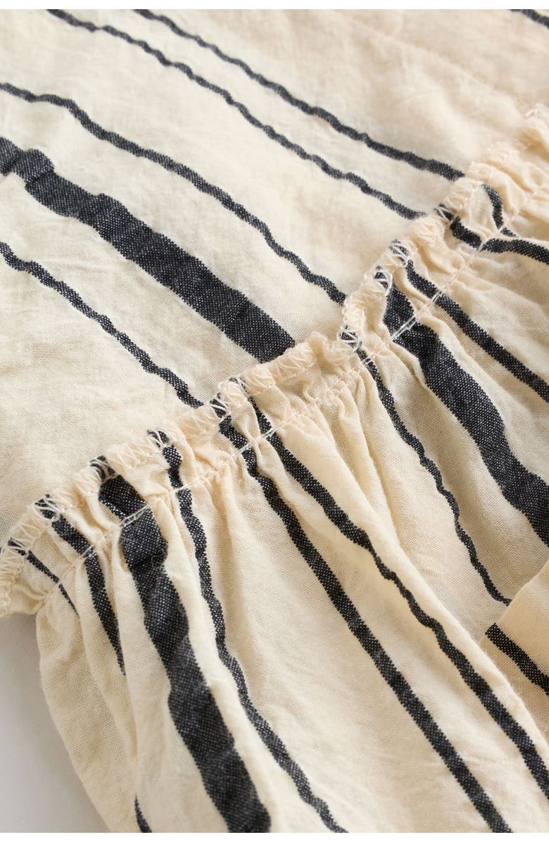 NEXT Kids' Mono Stripe Peplum Top & Pants Set, Alternate, color, Ivory Multi