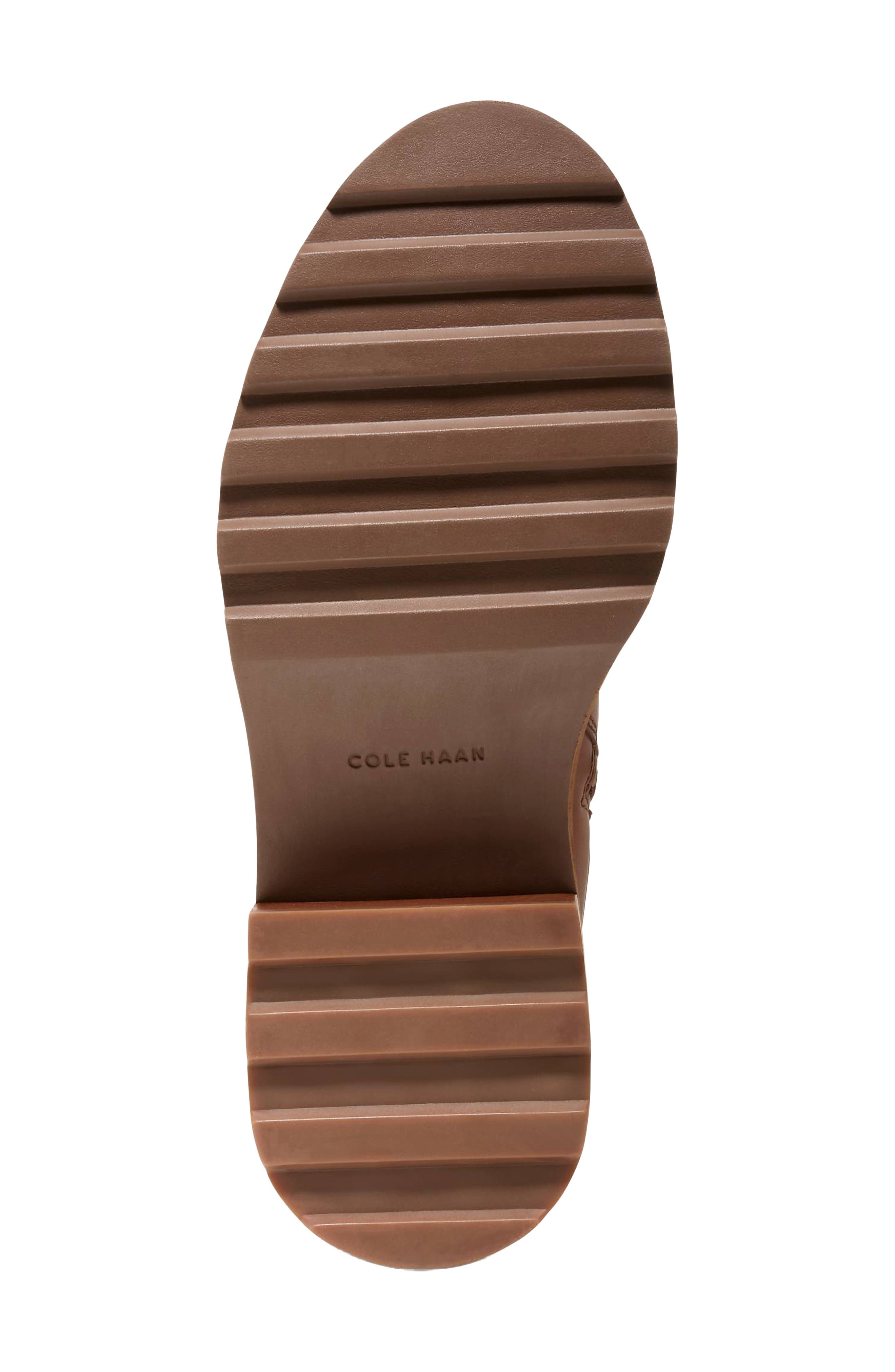Solene Lug Buckle Bootie, Alternate, color, BRITISH TAN LEATHER