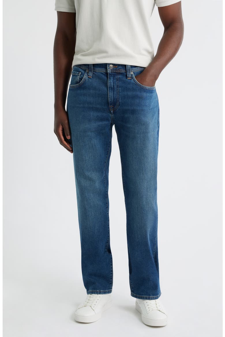 Straight Leg Jeans, Main, color, MED CANYON WASH