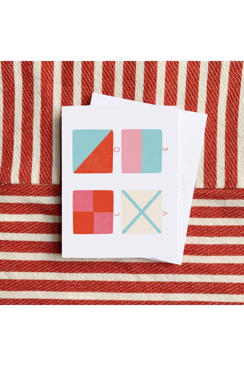 Love/Valentine's Greeting Card Pack (3ct) "LOVE Nautical Flags", Alternate, color, Multi-Pack