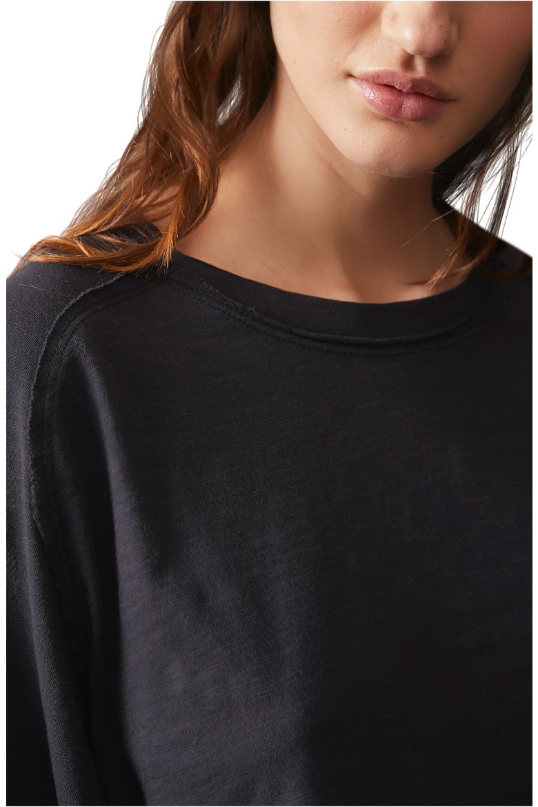 We the Free Arden Extra Long Cotton Top, Alternate, color, BLACK