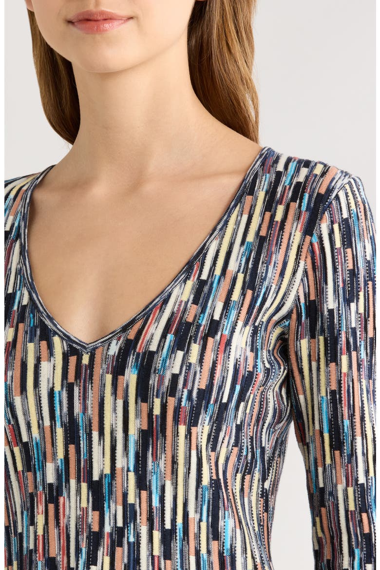 Rosalia Space Dye Cotton Knit Top, Alternate, color, OASIS