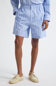 Jacquemus Le Short Aloe Stripe Shorts