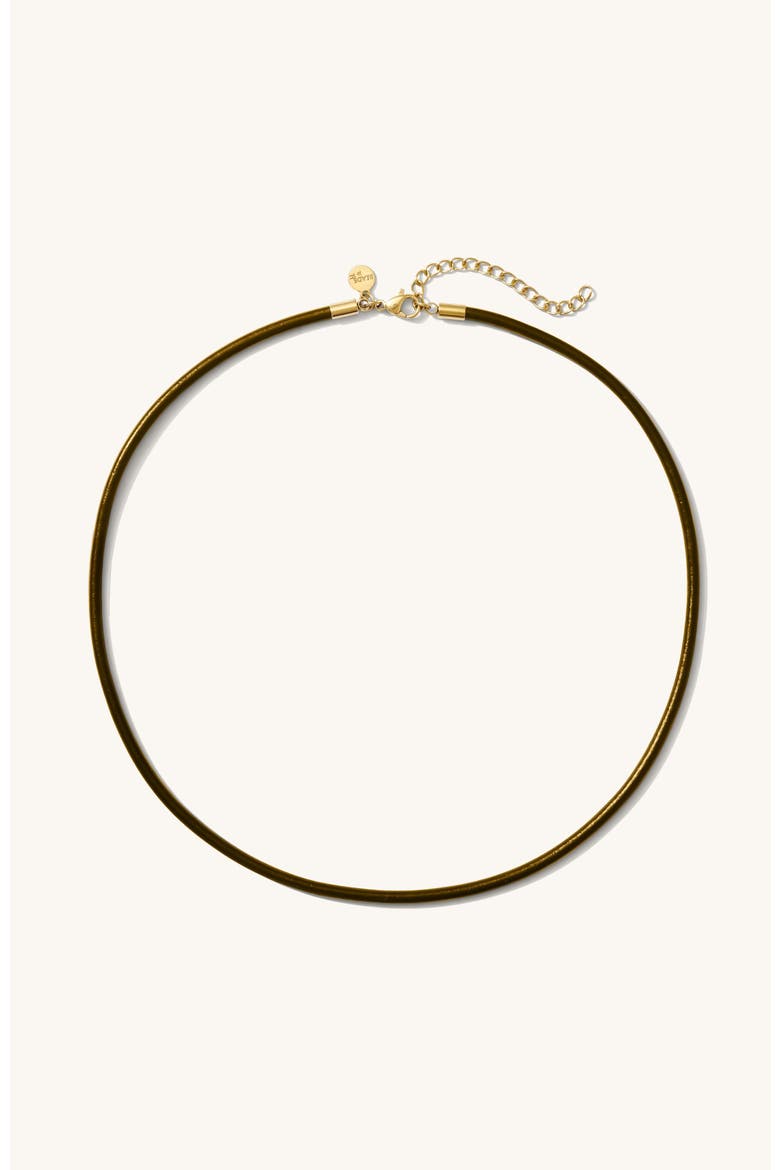 Frankie Cord Necklace, Main, color, Dark Coffee