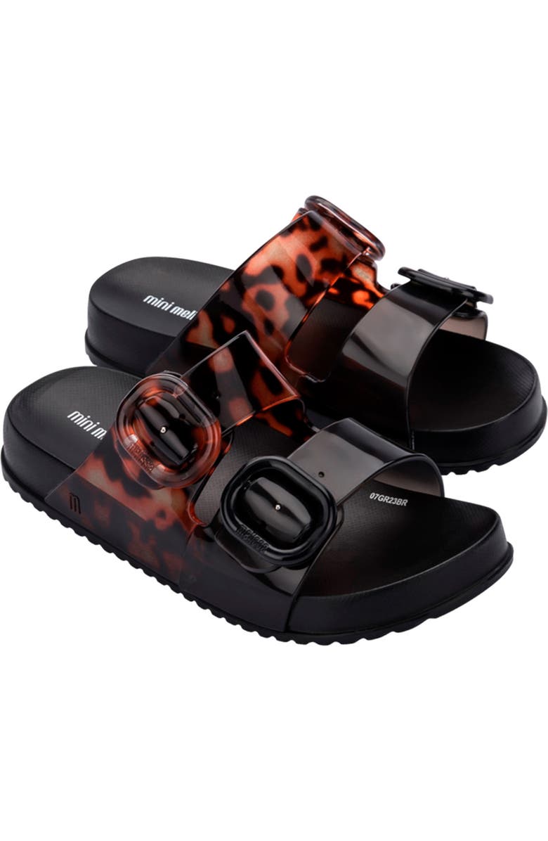 Mini Melissa Kids' Mini Cozy Slide Sandal, Main, color, Black