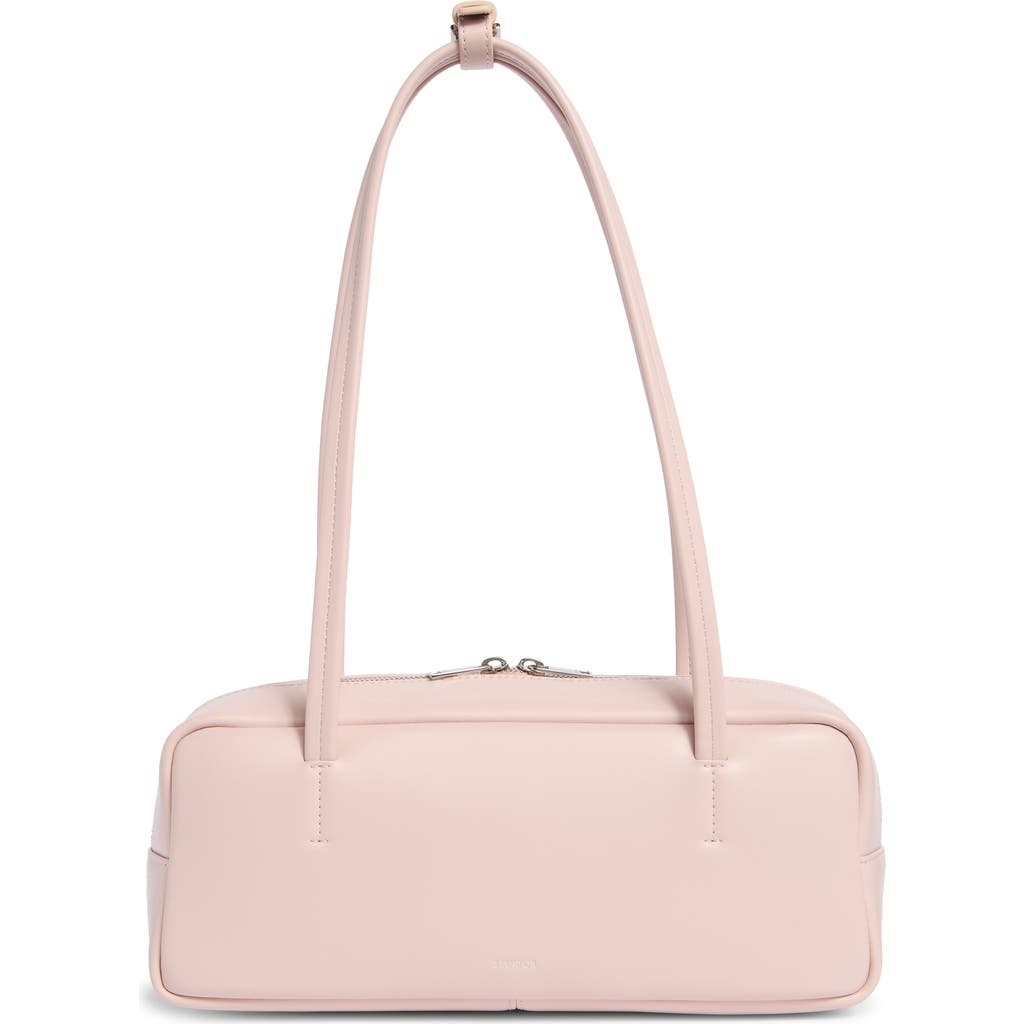 Stand Oil More Faux Leather Baguette Bag In Pink
