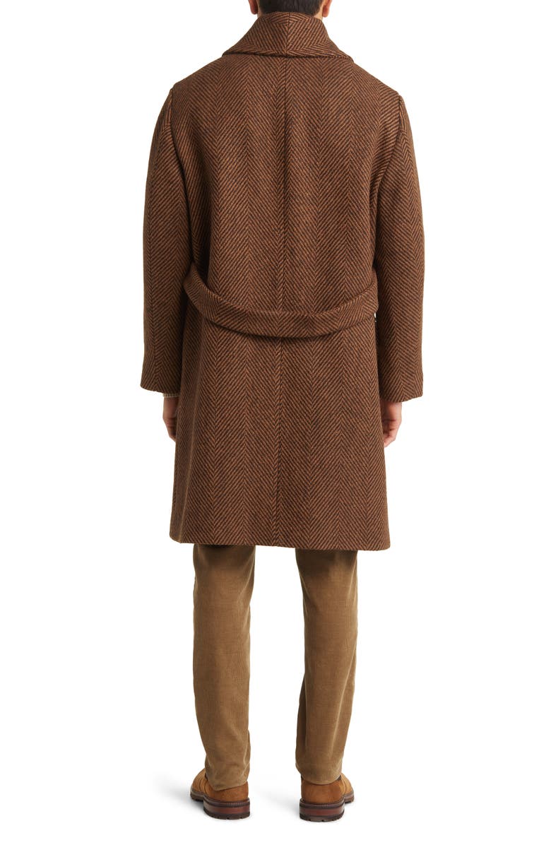 WYTHE Shawl Collar Wool Coat, Alternate, color, 