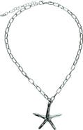 OLIVIA WELLES Starfish Pendant Necklace