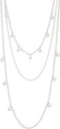 Karine Sultan Faux Pearl Layered Necklace