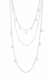 Karine Sultan Faux Pearl Layered Necklace