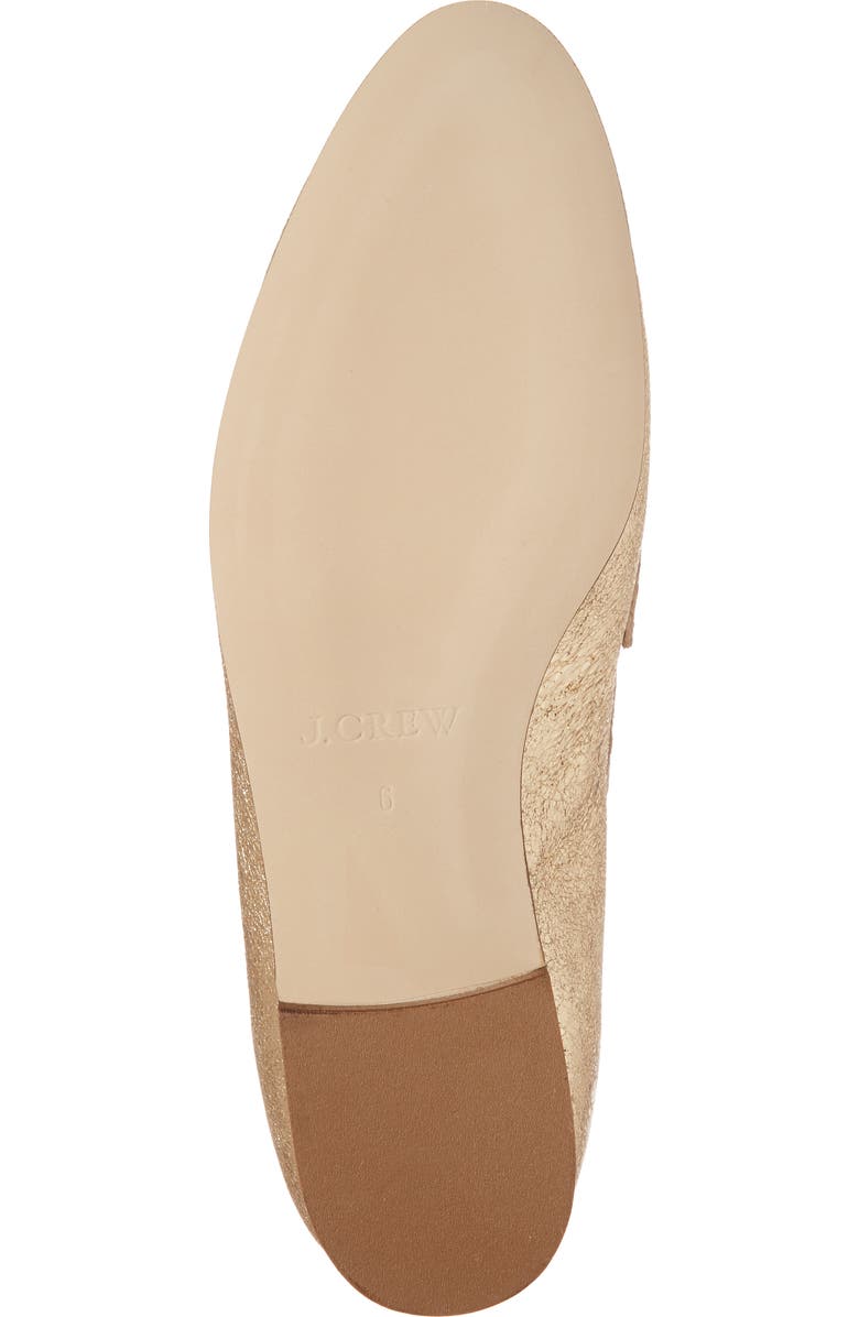 J.Crew J. Crew Metallic Bow Loafer, Alternate, color,