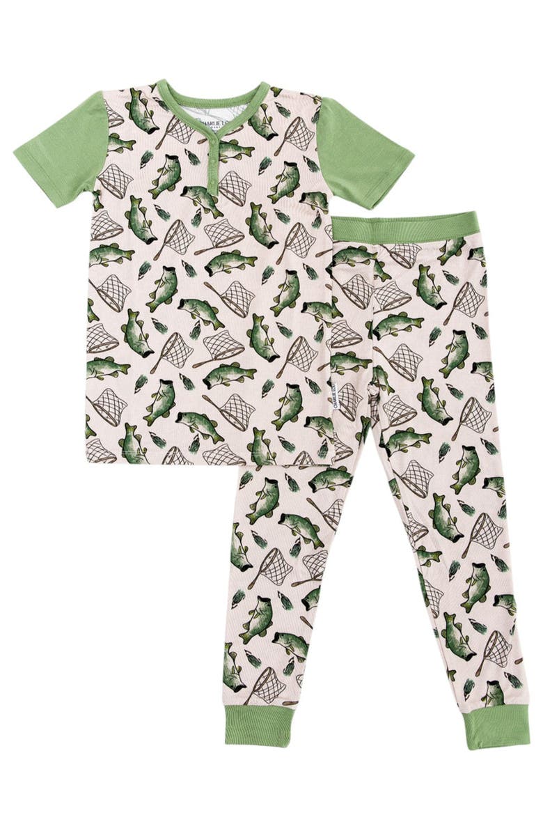 Pajama Set, Main, color, Green