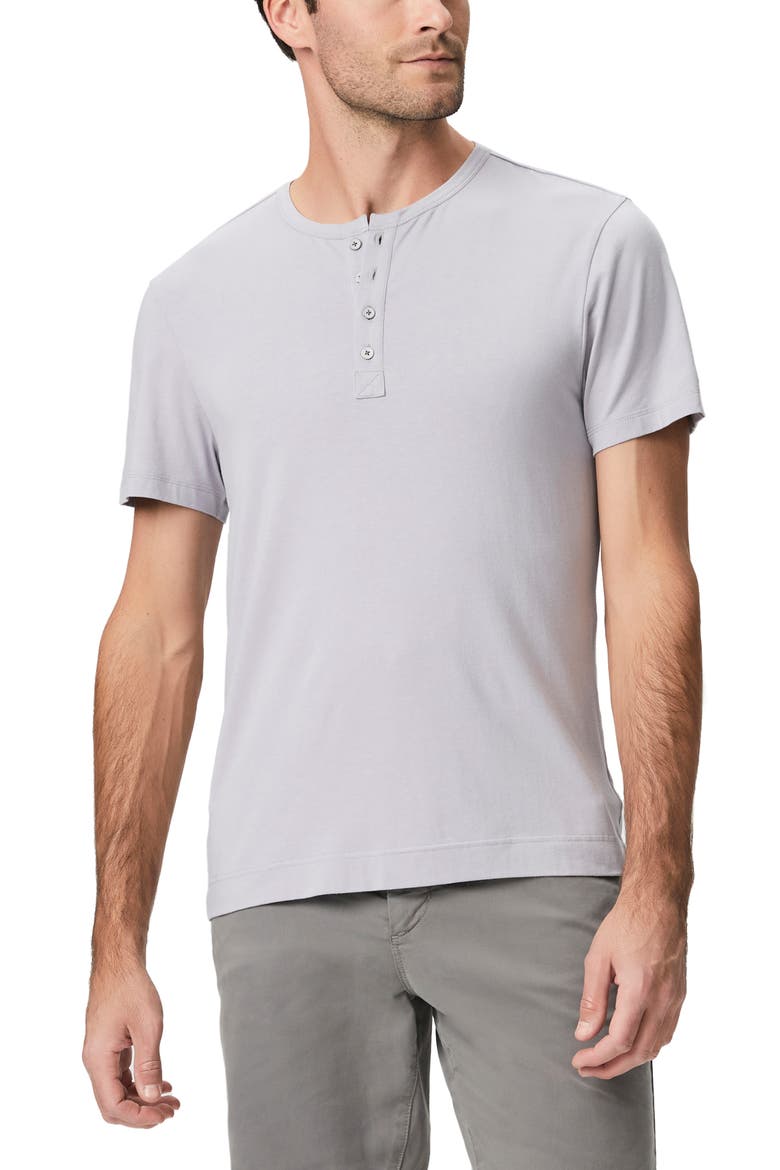 Harwood Short Sleeve Henley, Main, color, DUSTY IRIS