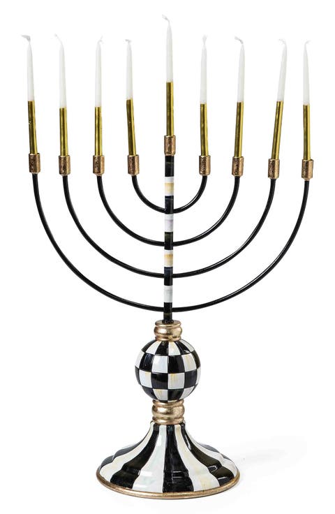 Courtly Menorah