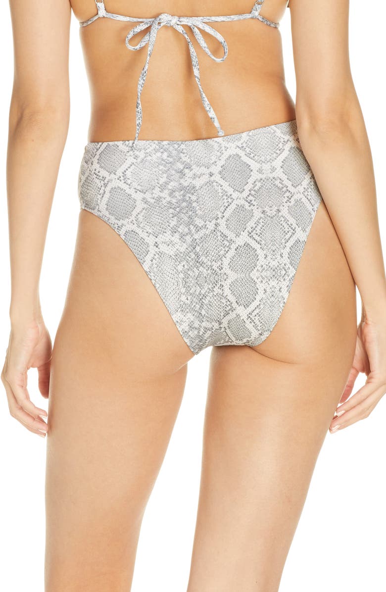 Frankies Bikinis Jetty High Waist Bikini Bottoms, Alternate, color, 