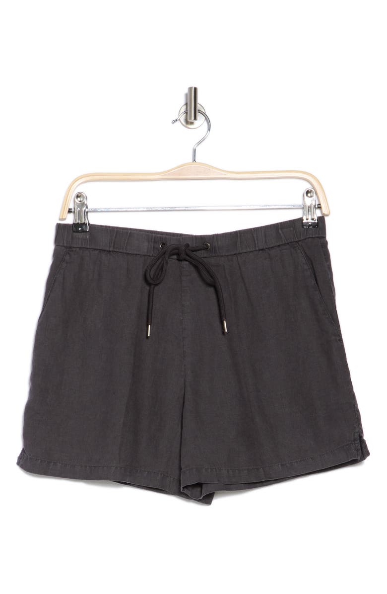 James Perse Linen Drawstring Shorts, Main, color,