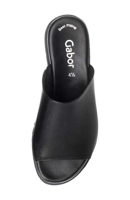 GABOR GABOR 44.613 PLATFORM SLIDE SANDAL 