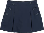 Nautica Kids' Button Poplin Skort