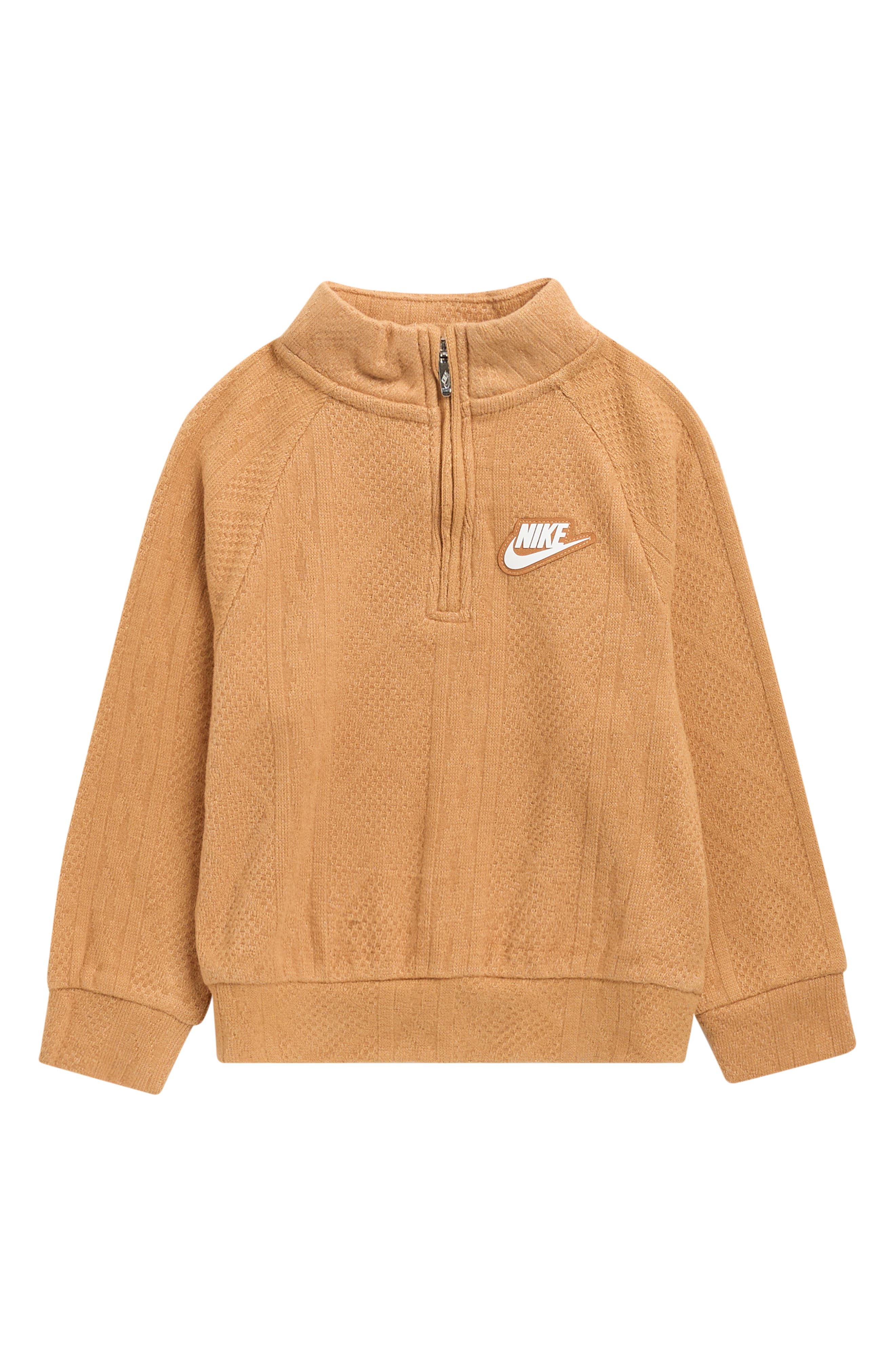 Nike Kids' Textured Half-Zip Knit Pullover