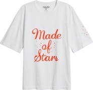 Junk Food Made of Stars Graphic Cotton T-Shirt