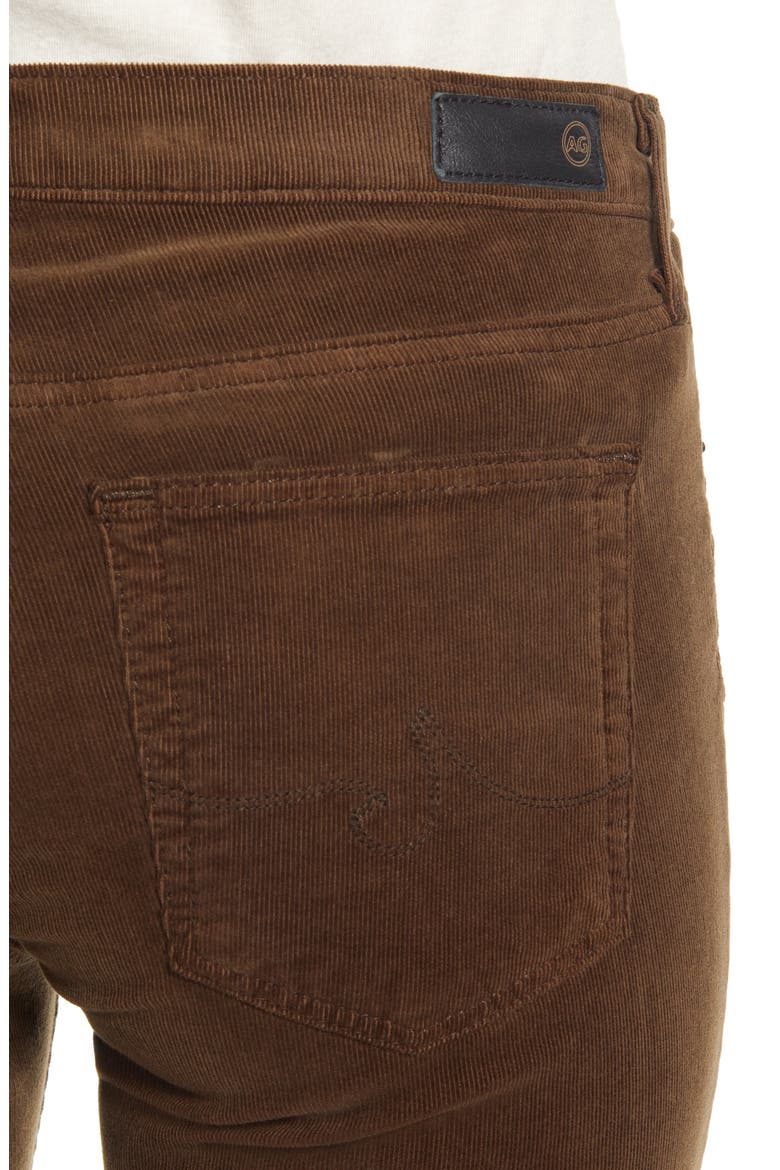 'Prima' Corduroy Skinny Pants, Alternate, color, DARK BAYOU