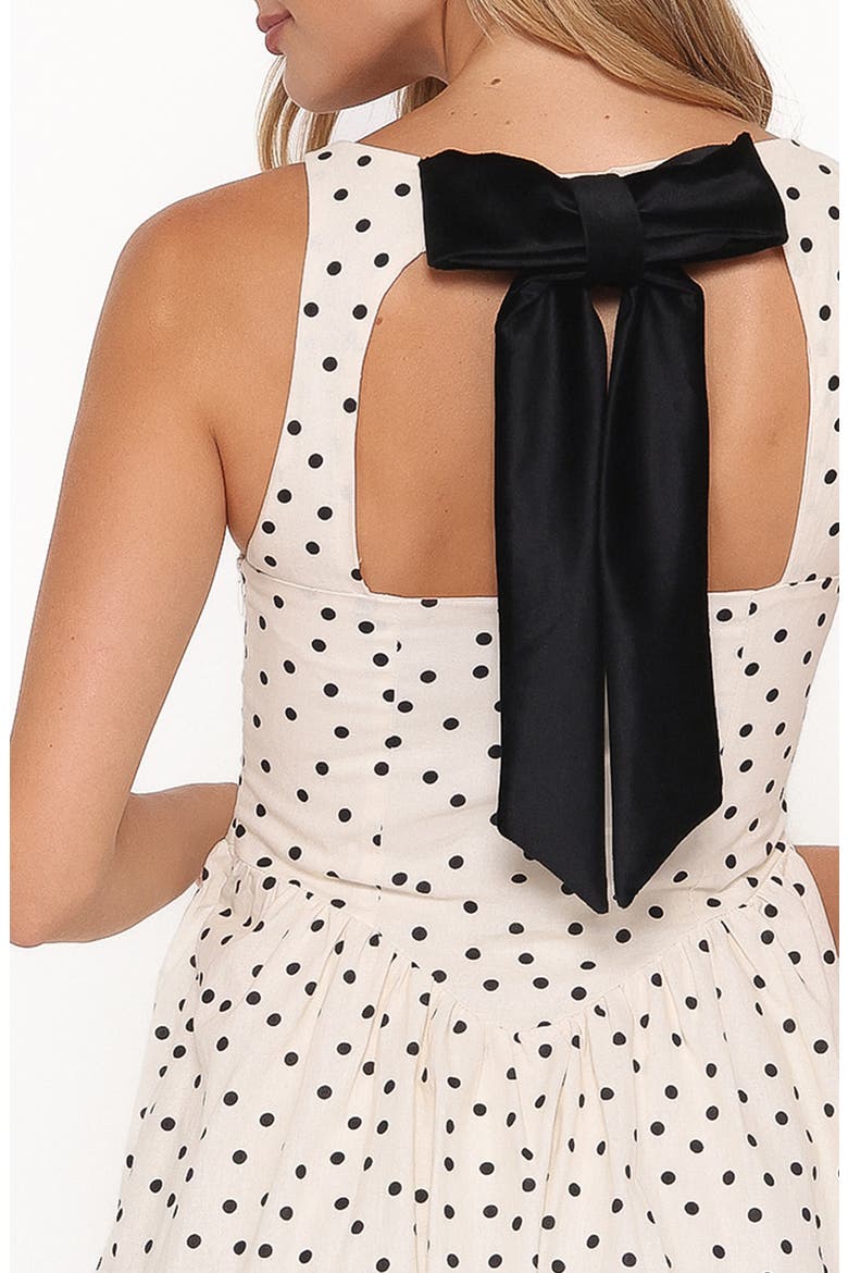 Kansas Polka Dot Minidress, Alternate, color, WHITE POLKA DOT