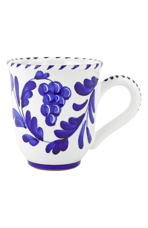 Vietri Arezzo Aqua Mug In Blue