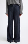 R13 Darcy Stripe Wool Trousers