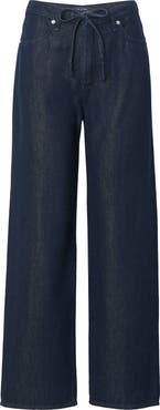 rag & bone Featherweight Phoebe Drawstring Wide Leg Jeans
