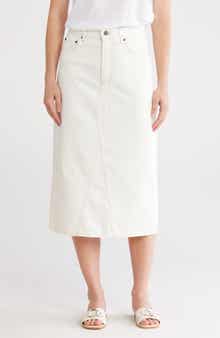 Rails The Highland Denim Midi Skirt