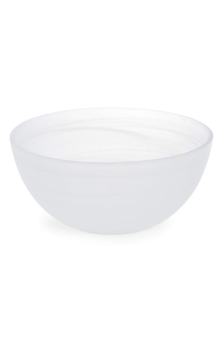 Fortessa La Jolla Set of 4 Glass Cereal Bowls, Main, color,