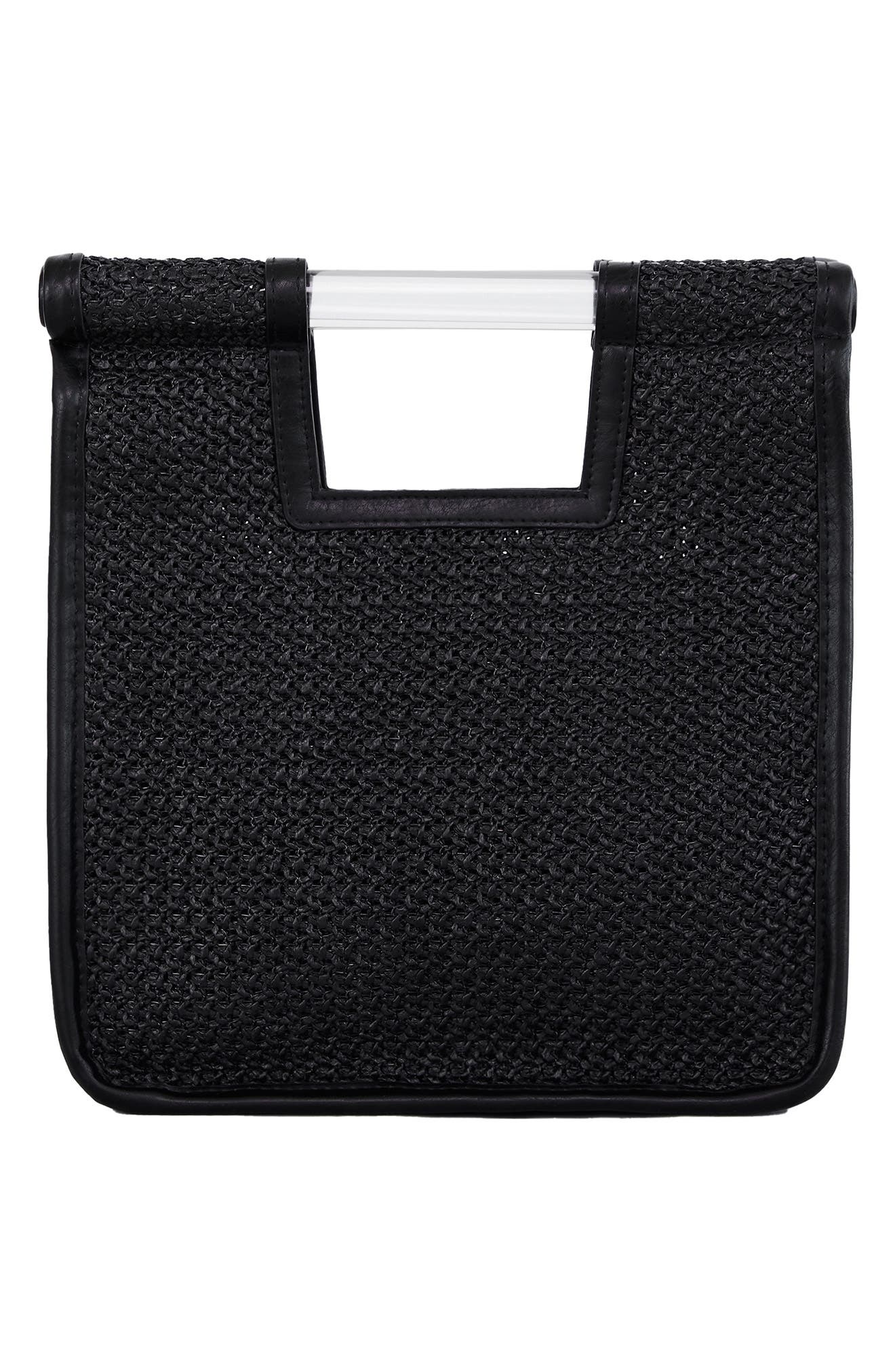 Béis The Naturals Raffia Crossbody Bag, Alternate, color, 