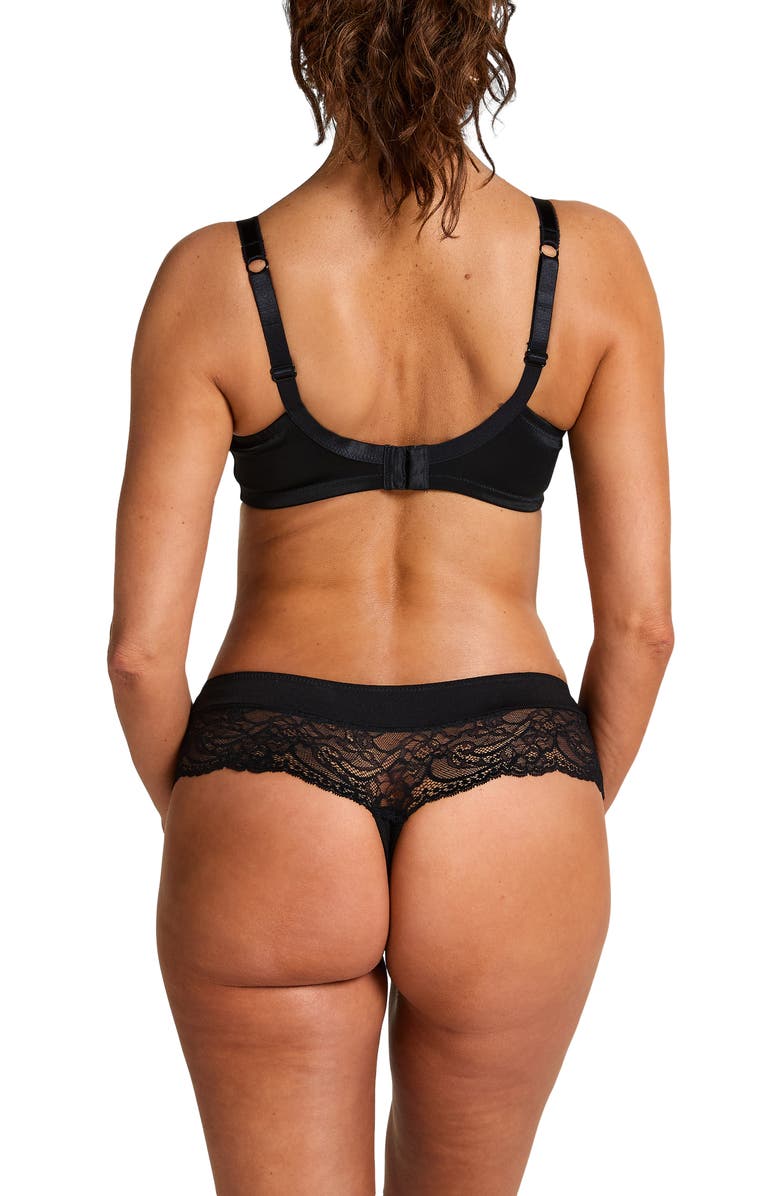 Hunkemöller Sophie Non-Padded Underwired Bra, Alternate, color, Caviar