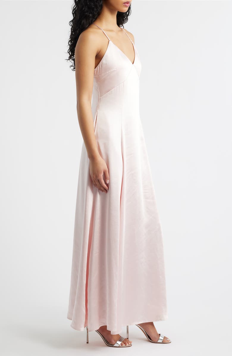 Lucy Paris Luella Slip Dress, Alternate, color, Pink